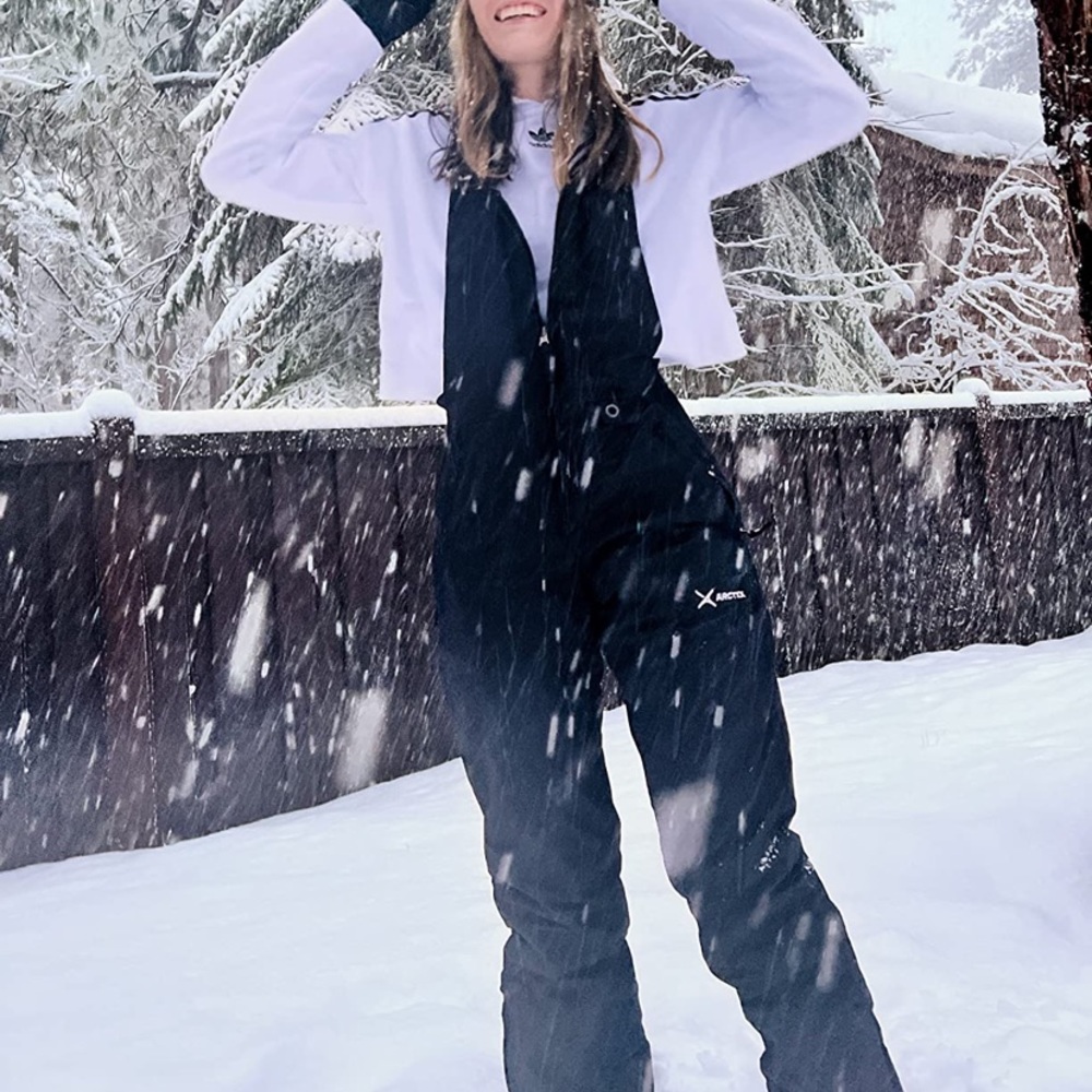 Women Waterproof Winter jumpsuit bib Warm Winter Coat Outdoor Ski Snow pants